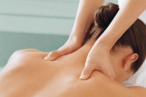 Massage avec ostéochondrose cervicale
